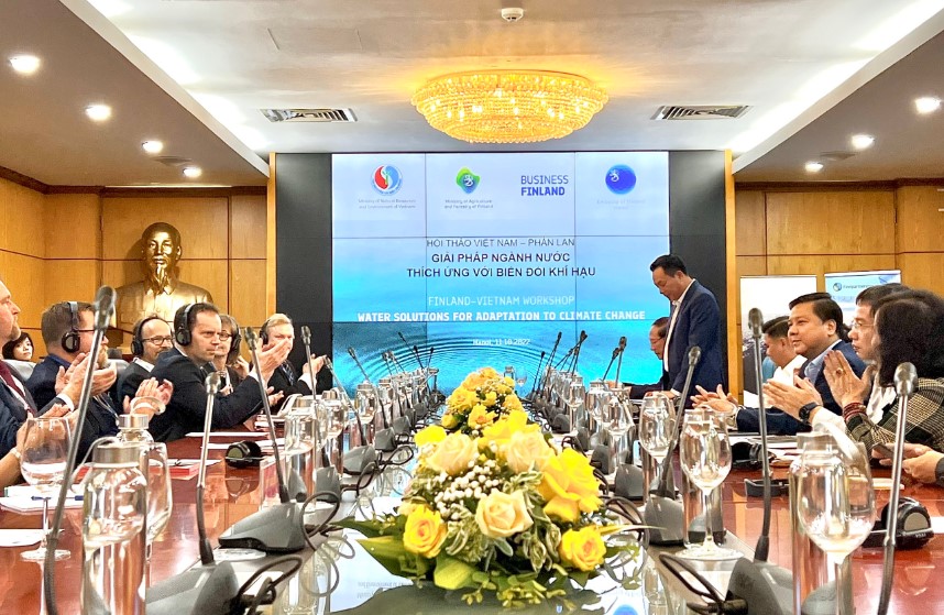 Việt Nam và Phần Lan hợp tác quản lý tài nguyên nước thích ứng với biến đổi khí hậu - 1