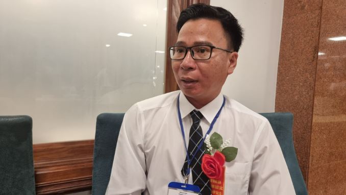 Giám đốc HTX Cây Trôm Bùi Văn Tuấn