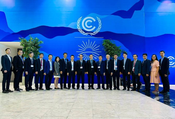 Đoàn Việt Nam tham dự Hội nghị COP 27 tại Ai Cập
