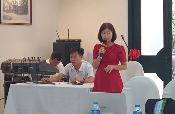 TS. Nguyễn Thị Thuý Hằng, Viện Quy hoạch đô thị và nông thôn Quốc gia (Bộ Xây dựng), chia sẻ tại Hội thảo.