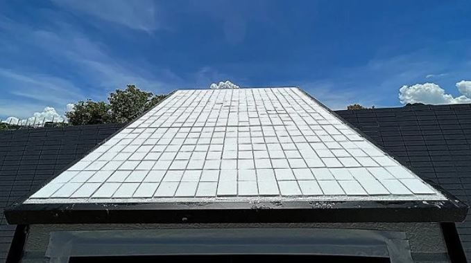 Gốm làm mát đặt trên mái nhà 