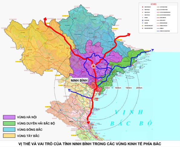 Vị thế và vai trò của tỉnh Ninh Bình trong các vùng kinh tế phía Bắc