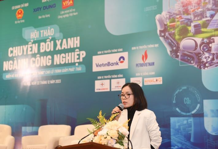 Bà Phạm Thị Tình - Giám đốc Thương mại Công ty Cổ phần Giao nhận tiếp vận Quốc tế InterLOG.