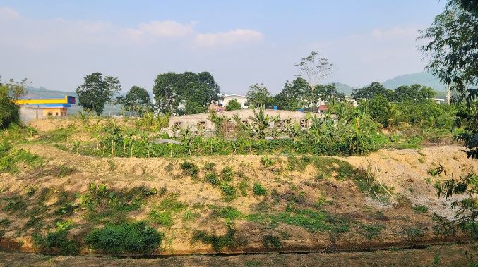 Chủ trang trại đào các rãnh men theo con kênh để xả thải trực tiếp ra môi trường