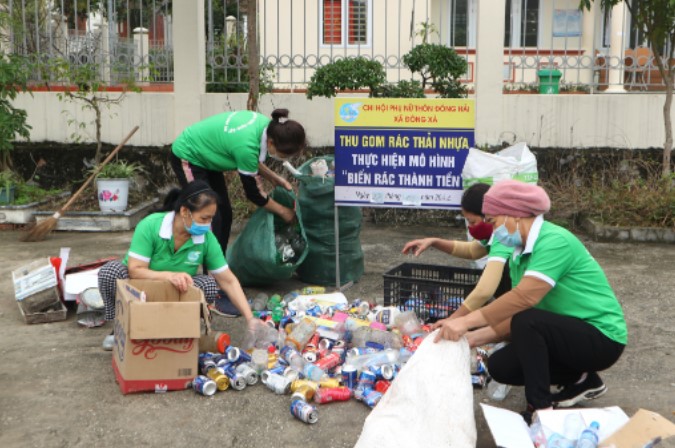 Quảng Ninh: Hiệu quả của mô hình phân loại rác từ hội liên hiệp phụ nữ các cấp
