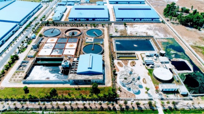 Nhà máy xử lý nước thải KCN Tam Thăng.