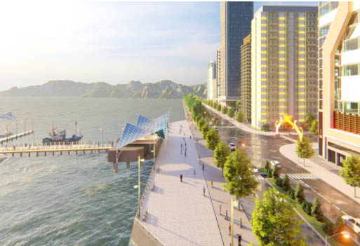 Mô hình khu đô thị sinh thái cao cấp vịnh An Hòa (Núi Thành), tọa lạc trong Khu KTM Chu Lai