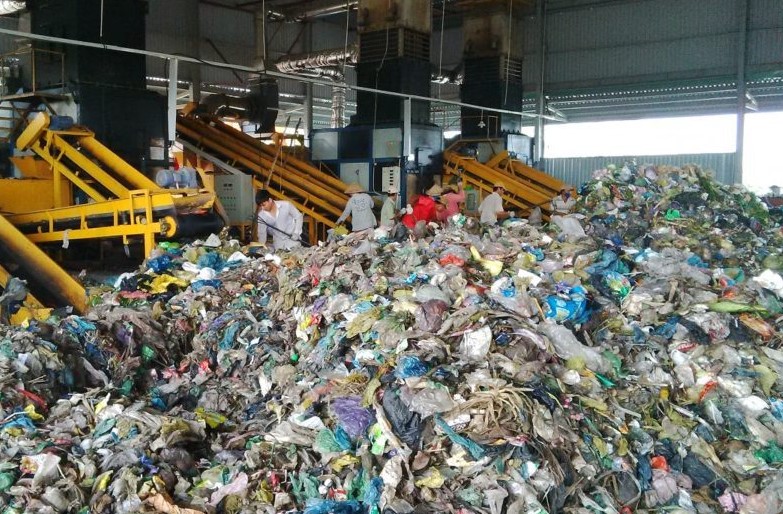 Dây chuyền xử lý rác thải sinh hoạt 