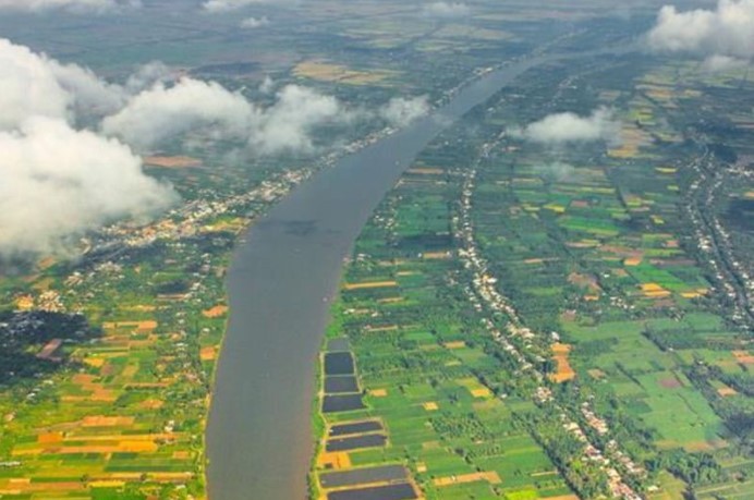 Lưu vực sông Mekong. 