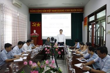 Phó Chủ tịch Uỷ ban nhân dân tỉnh Huỳnh Minh Tuấn đánh giá cao những kết quả Ban Quản lý Khu kinh tế tỉnh đạt được trong năm qua